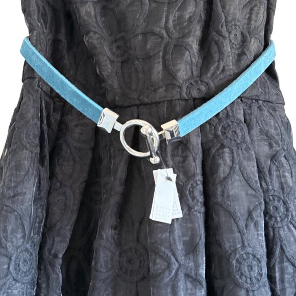 WHITE HOUSE BLACK MARKET Suede Stretch Skinny Belt - Picture 8 of 8